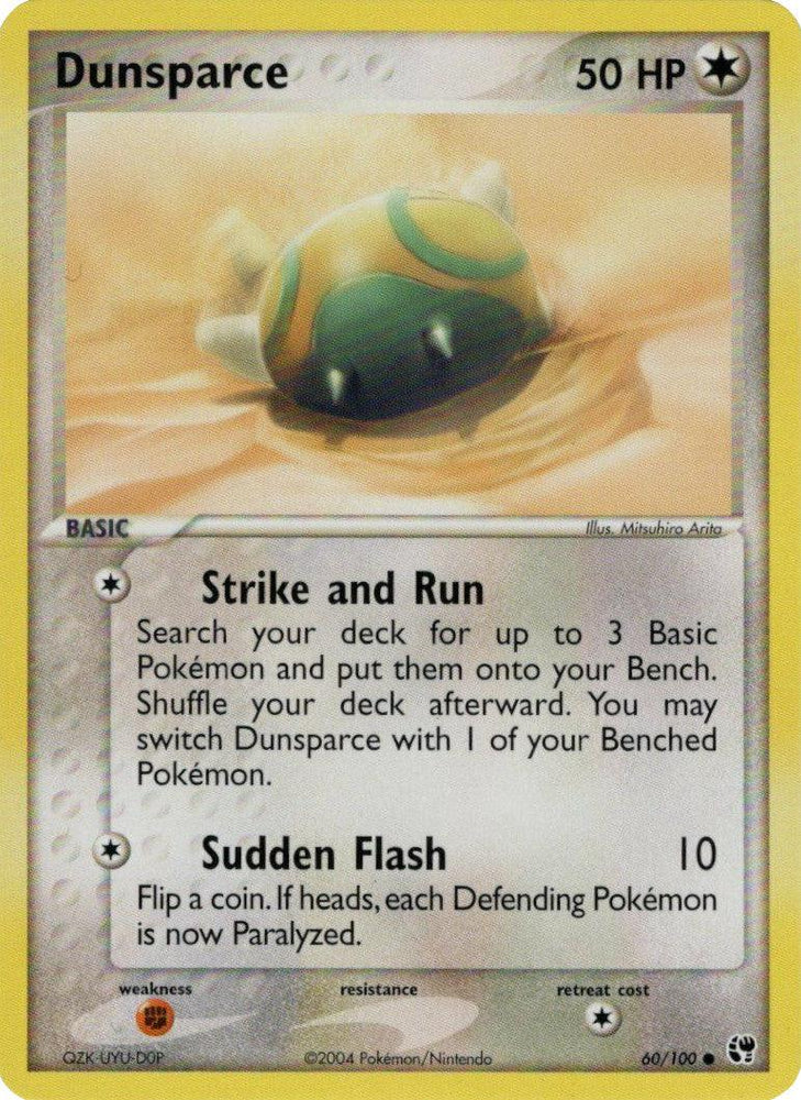Dunsparce (60/100) [EX: Battle Stadium] (Online Only)