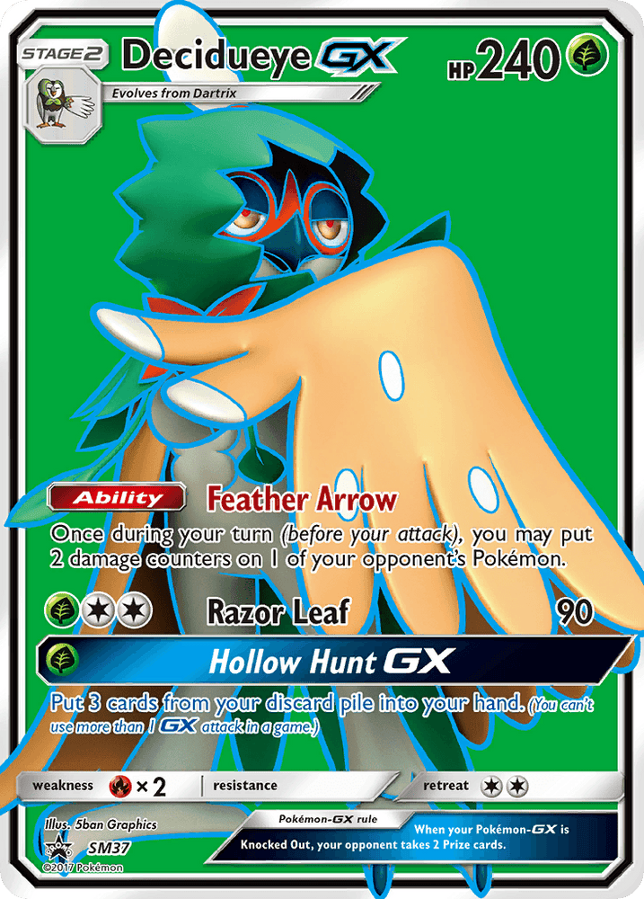 Decidueye GX (SM37) [Sun & Moon: Black Star Promos] (Online Only)