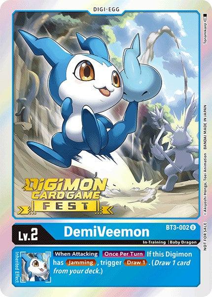 DemiVeemon [BT3-002] (Digimon Card Game Fest 2022) [Release Special Booster Promos] (ONLINE ORDER ONLY)