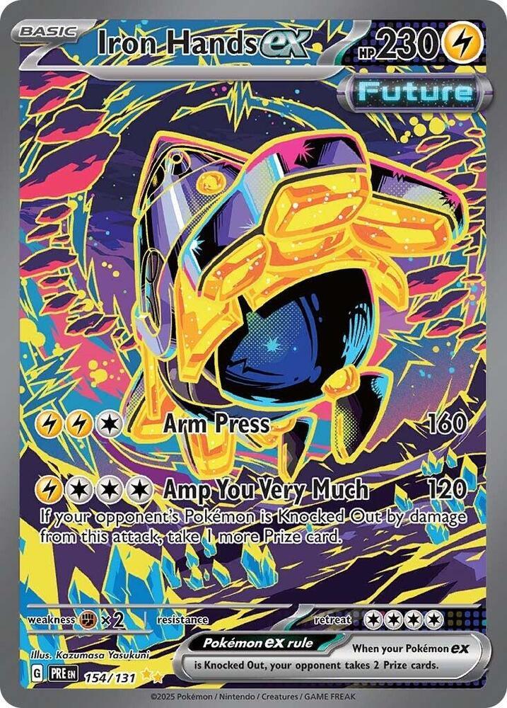 Iron Hands ex (154/131) [Scarlet & Violet: Prismatic Evolutions] (Online Only)