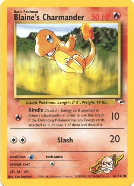 Blaine's Charmander (61/132) [Gym Heroes Unlimited] (Online Only)