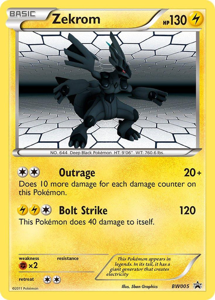 Zekrom (BW005) [Black & White: Black Star Promos] (Online Only)