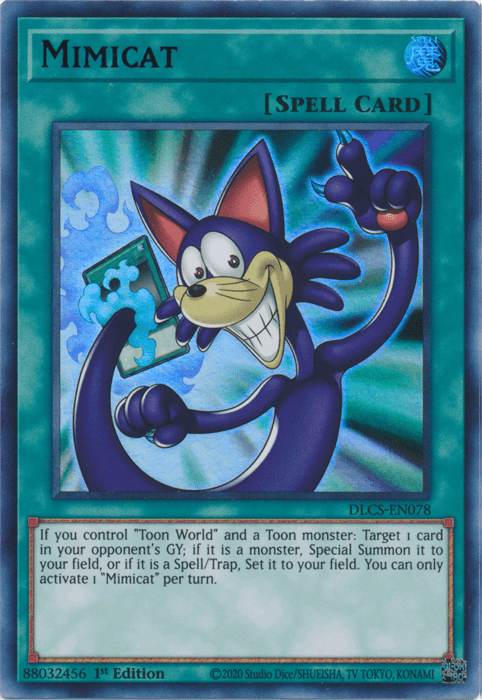 Mimicat (Purple) [DLCS-EN078] Ultra Rare (ONLINE ORDER ONLY)