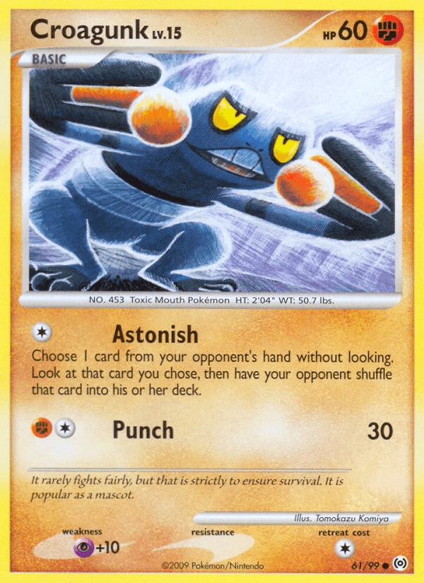 Croagunk (61/99) [Platinum: Arceus] (Online Only)