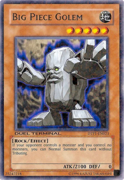 Big Piece Golem [DTP1-EN023] Rare