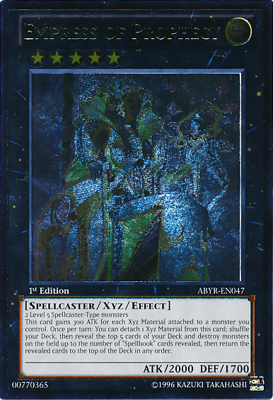 Empress of Prophecy (UTR) [ABYR-EN047] Ultimate Rare (ONLINE ORDER ONLY)