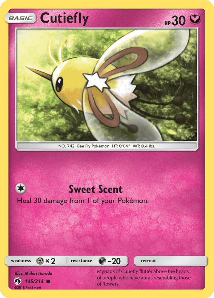 Cutiefly (145/214) [Sun & Moon: Lost Thunder] (Online Only)