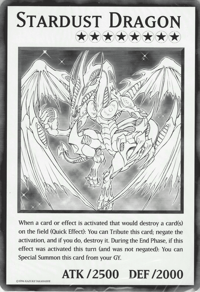 Stardust Dragon (Oversized) Common (ONLINE ORDER ONLY)