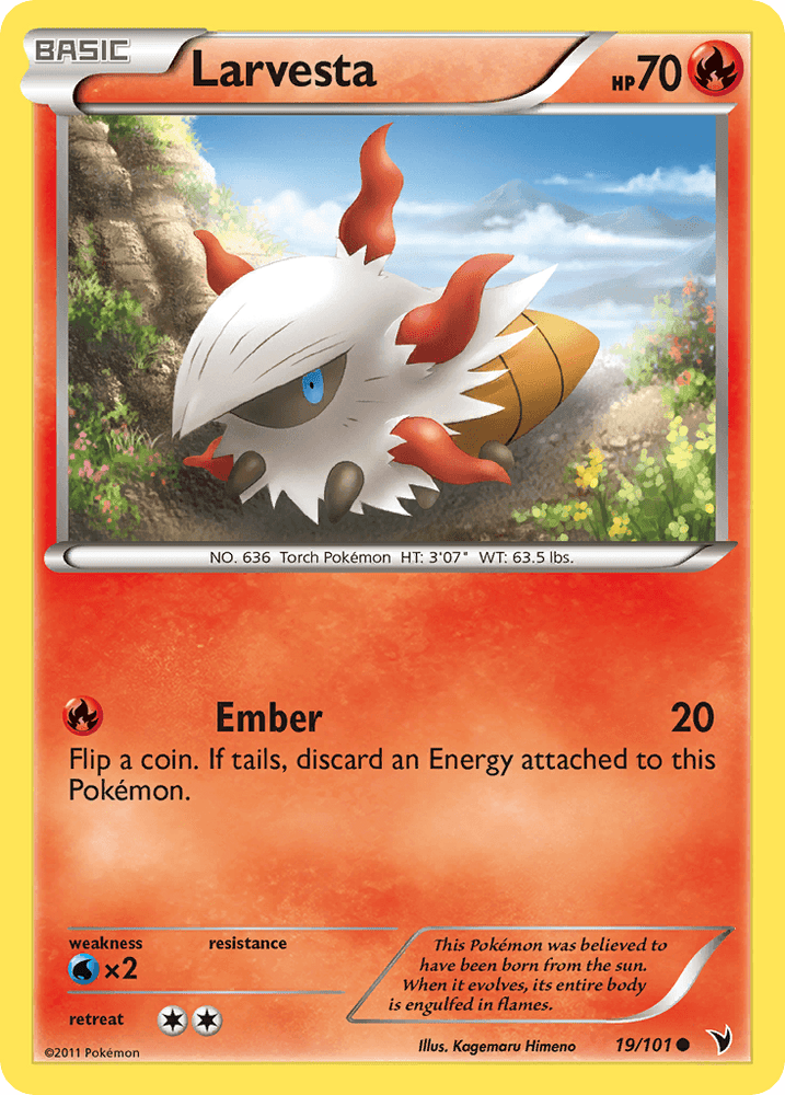 Larvesta (19/101) [Black & White: Noble Victories] (Online Only)