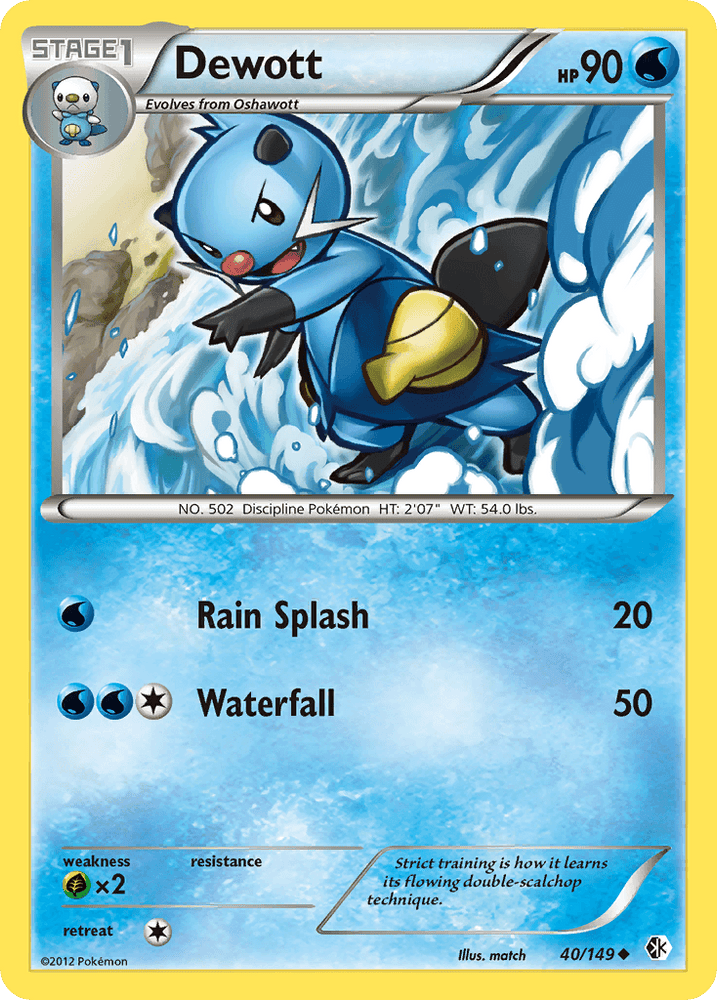Dewott (40/149) [Black & White: Boundaries Crossed] (Online Only)