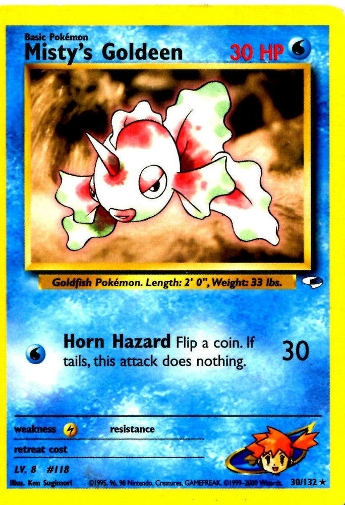 Misty's Goldeen (30/132) [Gym Heroes Unlimited] (Online Only)