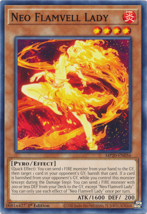 Neo Flamvell Lady [MP20-EN056] Common (ONLINE ORDER ONLY)