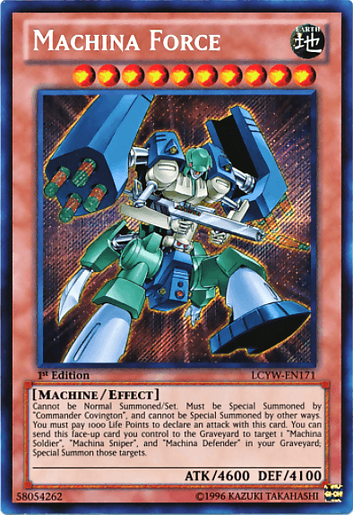 Machina Force [LCYW-EN171] Secret Rare (ONLINE ORDER ONLY)