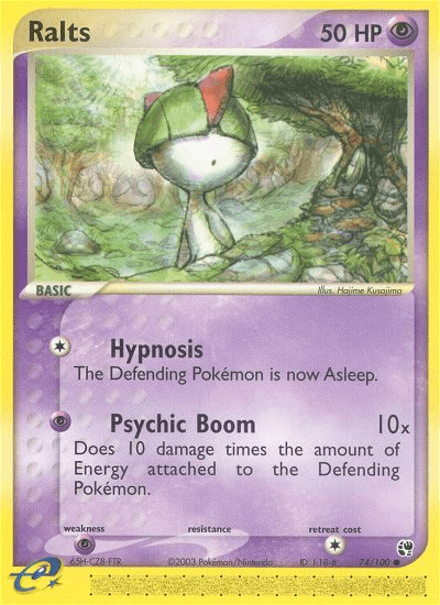 Ralts (74/100) [EX: Sandstorm] (Online Only)