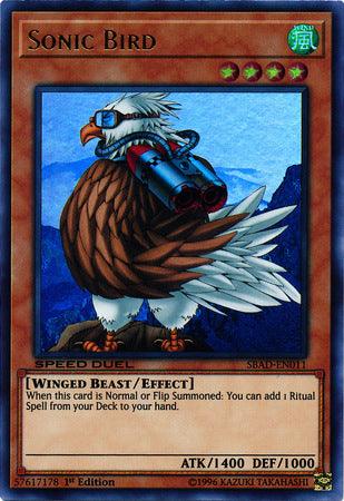 Sonic Bird [SBAD-EN011] Ultra Rare (ONLINE ORDER ONLY)