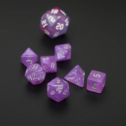 Fairy Spirit - 7 Piece DnD Dice Set | Mini Acrylic RPG Gaming Dice (ONLINE ORDER ONLY)