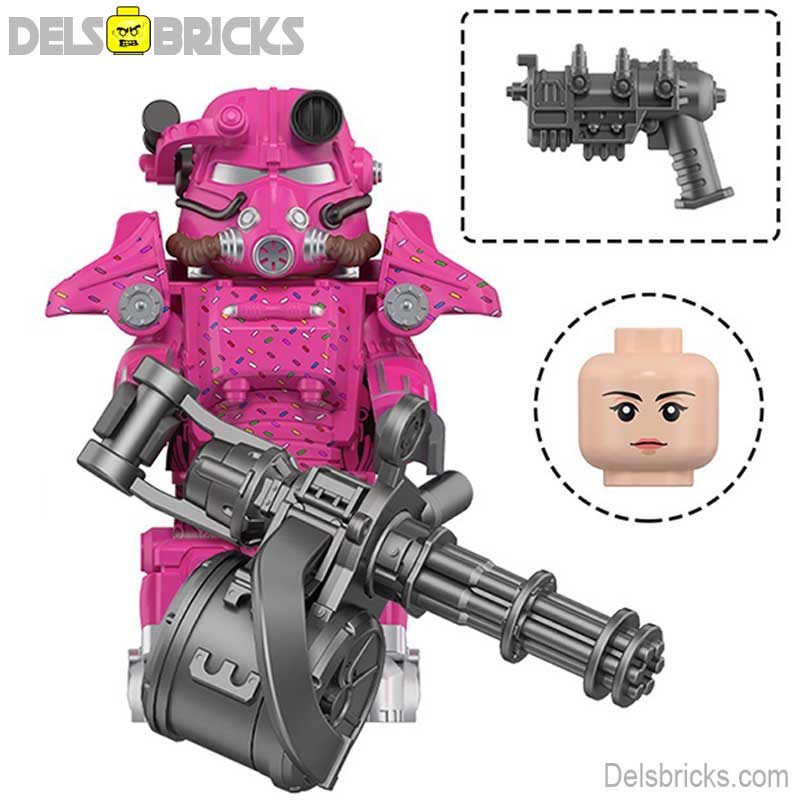 Fallout T-45 Power Armor Lego Minifigures Custom video Game Toys Set 5-7 (ONLINE ORDER ONLY)