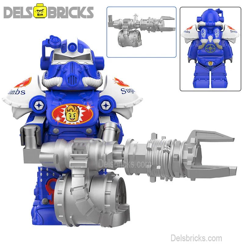 Fallout t-51 Power Armor Lego Minifigures Custom video Game Toys Set 4-5 (ONLINE ORDER ONLY)