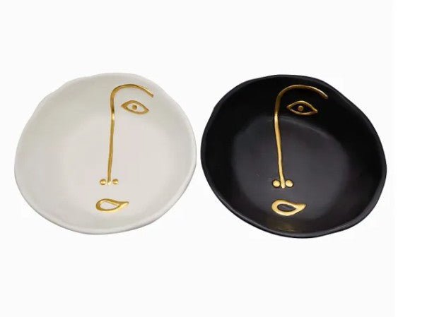 Fancy Home Collection Abstract Faces Bowls Set of 8 (4 and 4) (Online Order Only)