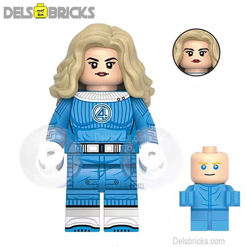 Fantastic Four Sue Storm Invisble Woman Lego Minifigures Custom Toys 4 (ONLINE ORDER ONLY)