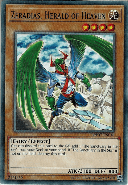 Zeradias, Herald of Heaven [OP07-EN016] Common (ONLINE ORDER ONLY)
