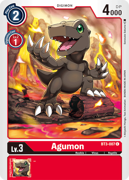 Agumon [BT3-007] [Release Special Booster Ver.1.5] (ONLINE ORDER ONLY)