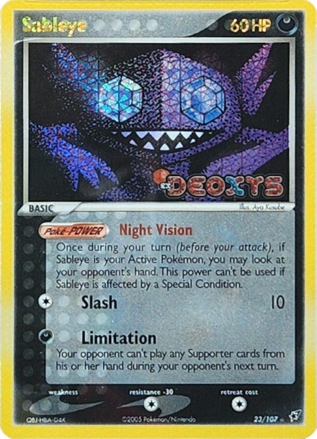 Sableye (23/107) (Stamped) [EX: Deoxys] (Online Only)