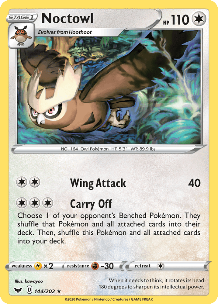 Noctowl (144/202) [Sword & Shield: Base Set] (Online Only)
