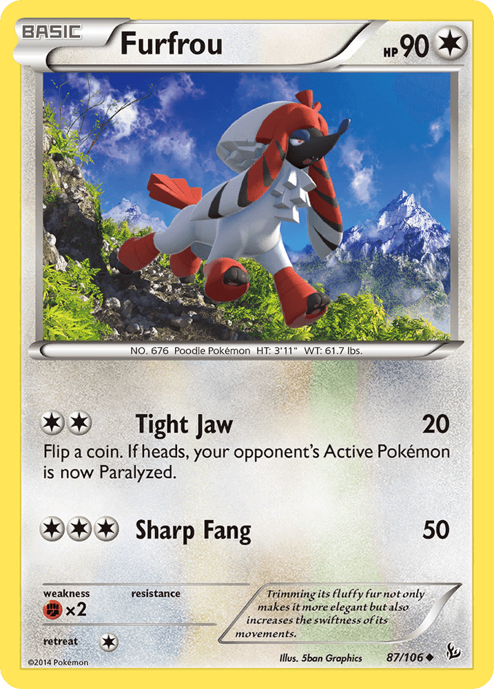 Furfrou (87/106) [XY: Flashfire] (Online Only)