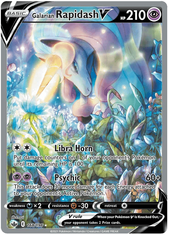 Galarian Rapidash V (168/198) [Sword & Shield: Chilling Reign] (Online Only)