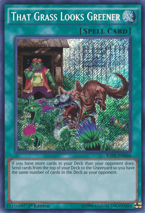 That Grass Looks Greener [RATE-EN066] Secret Rare (ONLINE ORDER ONLY)