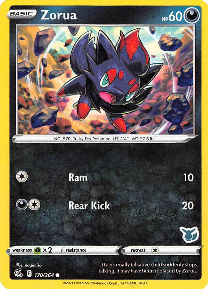 Zorua (170/264) (Eevee Deck) [Battle Academy 2022] (Online Only)