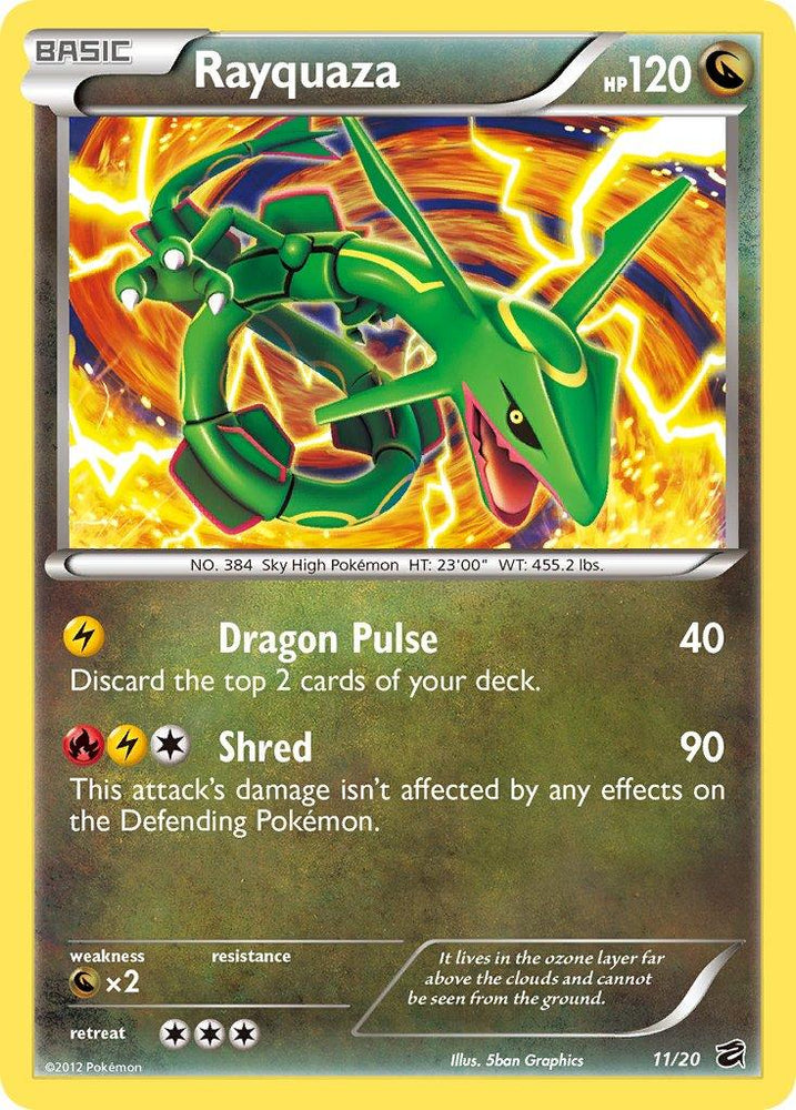 Rayquaza (11/20) (Blister Exclusive) [Black & White: Dragon Vault] (Online Only)