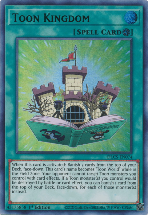 Toon Kingdom (Green) [DLCS-EN074] Ultra Rare (ONLINE ORDER ONLY)