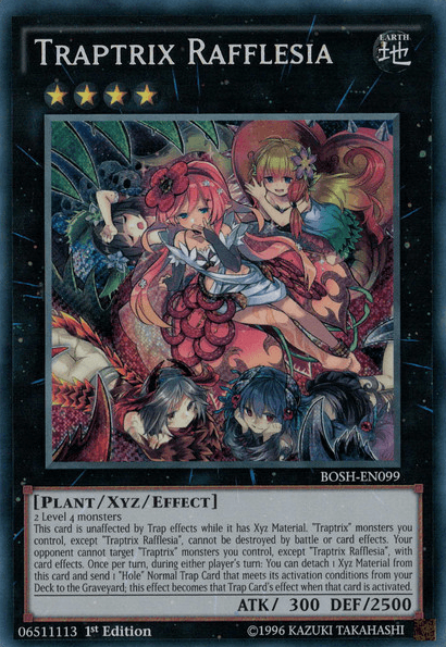 Traptrix Rafflesia [BOSH-EN099] Secret Rare (ONLINE ORDER ONLY)