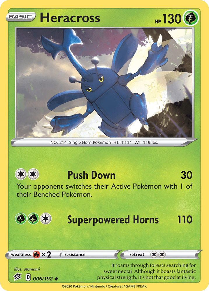 Heracross (006/192) [Sword & Shield: Rebel Clash] (Online Only)