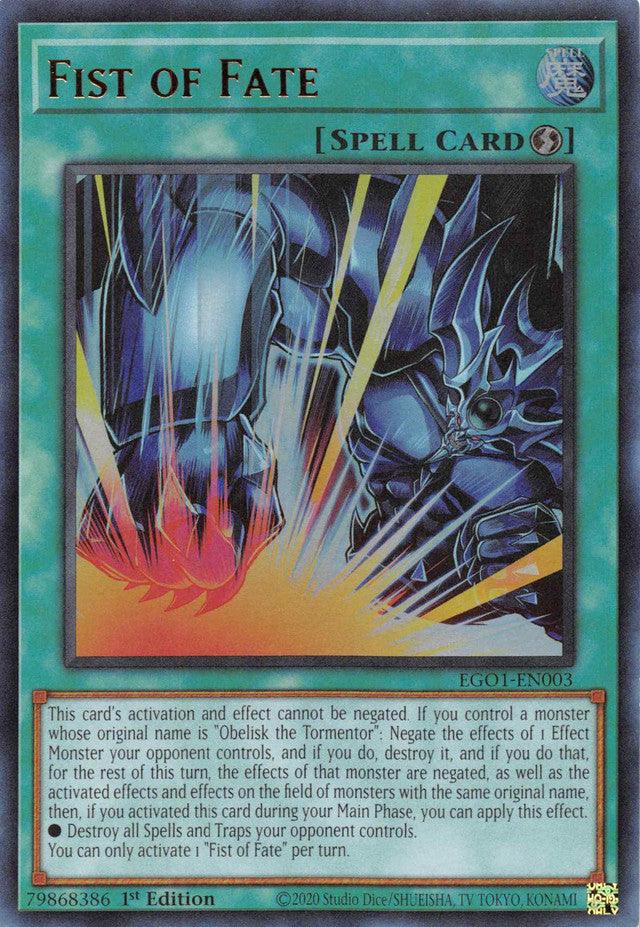 Fist of Fate [EGO1-EN003] Ultra Rare (ONLINE ORDER ONLY)