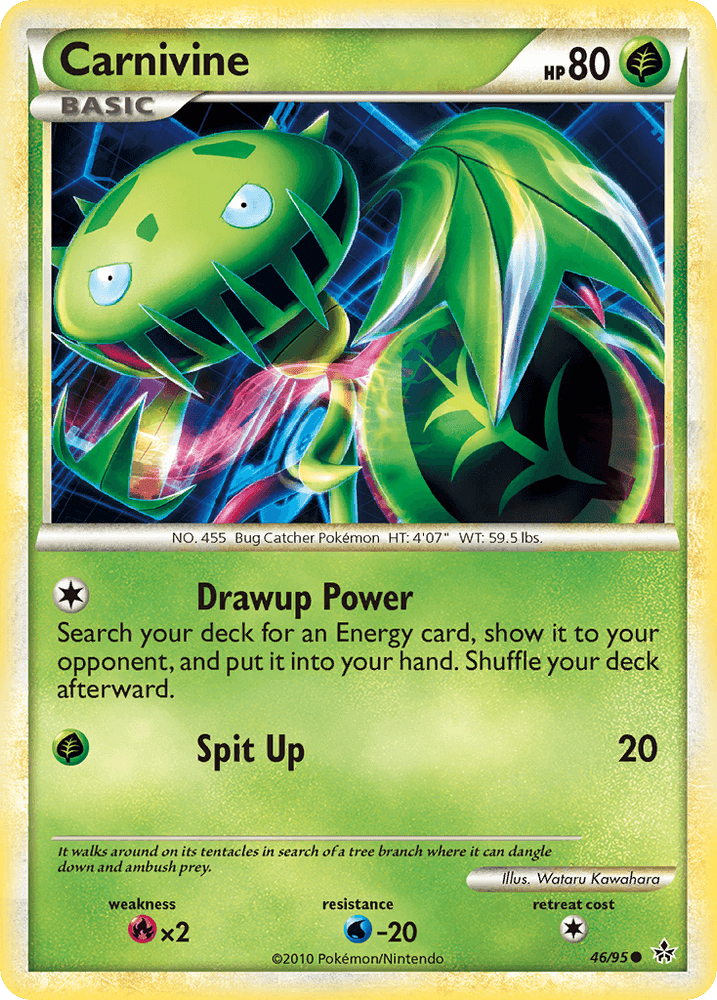 Carnivine (46/95) [HeartGold & SoulSilver: Unleashed] (Online Only)