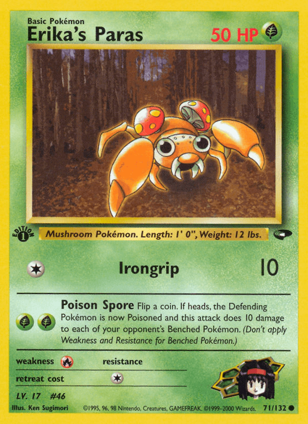 Erika's Paras (71/132) [Gym Challenge 1st Edition] (Online Only)