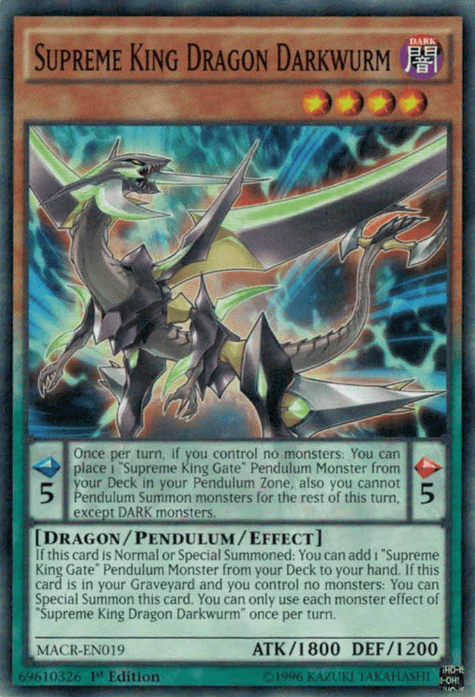 Supreme King Dragon Darkwurm [MACR-EN019] Common (ONLINE ORDER ONLY)