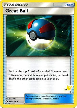 Great Ball (119/149) (Pikachu Stamp #57) [Battle Academy 2020] (Online Only)