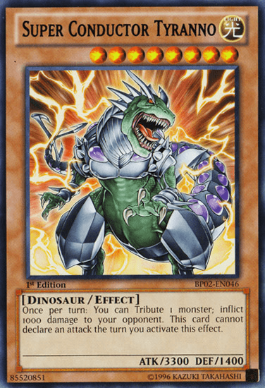 Super Conductor Tyranno [BP02-EN046] Mosaic Rare (ONLINE ORDER ONLY)