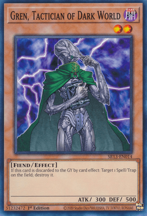 Gren, Tactician of Dark World [SR13-EN014] Common (ONLINE ORDER ONLY)