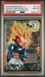 2019 DRAGON BALL SUPER 4 DRAGON BRAWL VEGETA, FRS AWAKENING #P-163 - PSA 10 (Online Order Only)