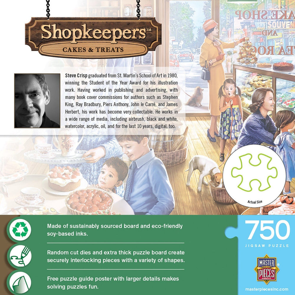 Shopkeepers - Cakes & Treats 750 Piece Jigsaw Puzzle (ONLINE ORDER ONLY)