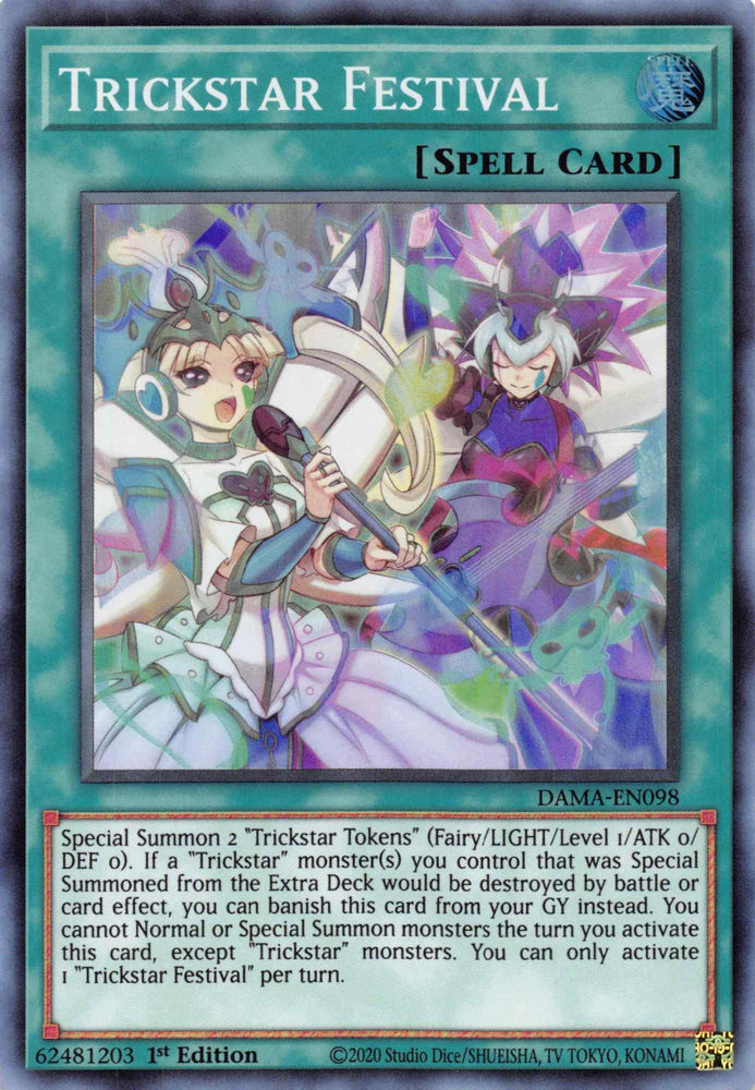 Trickstar Festival [DAMA-EN098] Super Rare (ONLINE ORDER ONLY)