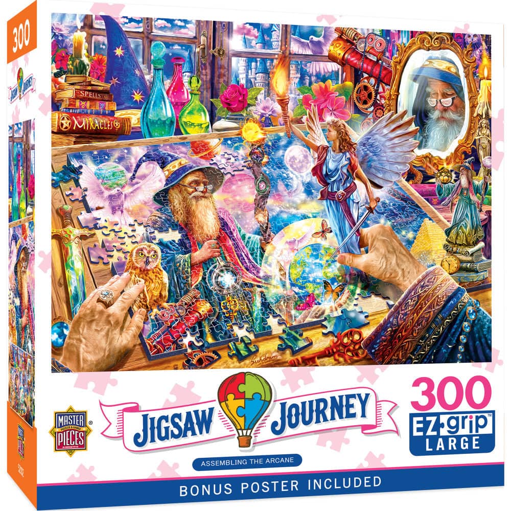 Jigsaw Journey - Assembling the Arcane 300 Piece EZ Grip Jigsaw Puzzle (ONLINE ORDER ONLY)