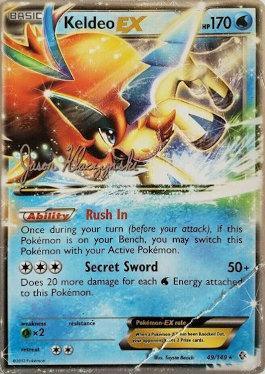 Keldeo EX (49/149) (Darkrai Deck - Jason Klaczynski) [World Championships 2013] (Online Only)