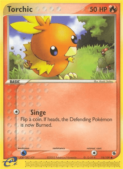 Torchic (74/109) [EX: Ruby & Sapphire] (Online Only)