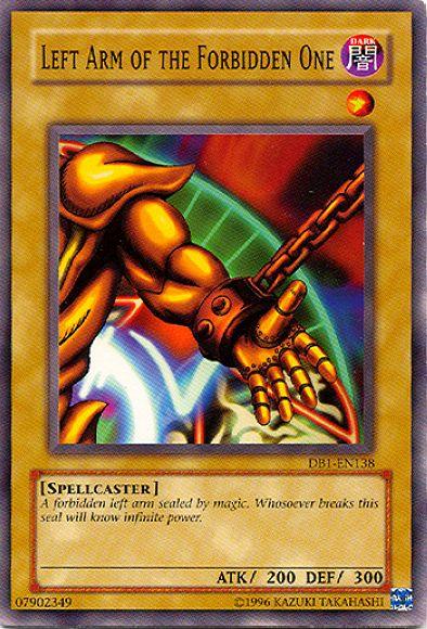 Left Arm of the Forbidden One [DB1-EN138] Common (ONLINE ORDER ONLY)